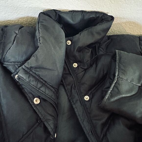 Kenneth Cole Black Puffer Winter Coat Jacket M - Picture 4 of 4